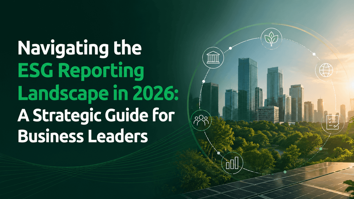 Navigating the ESG Reporting Landscape in 2026: A Strategic Guide for Business Leaders