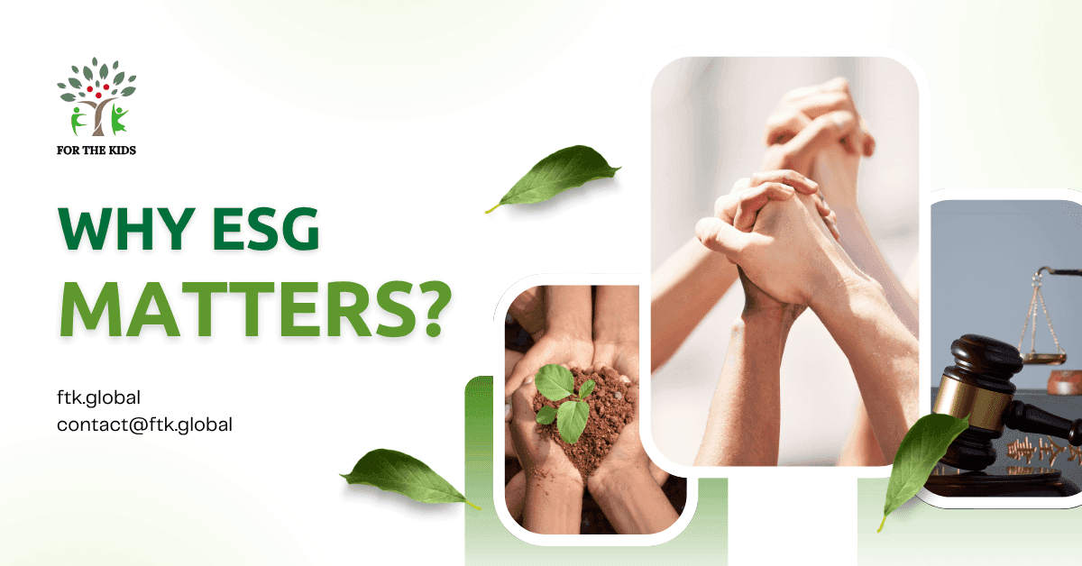 Why ESG matters?