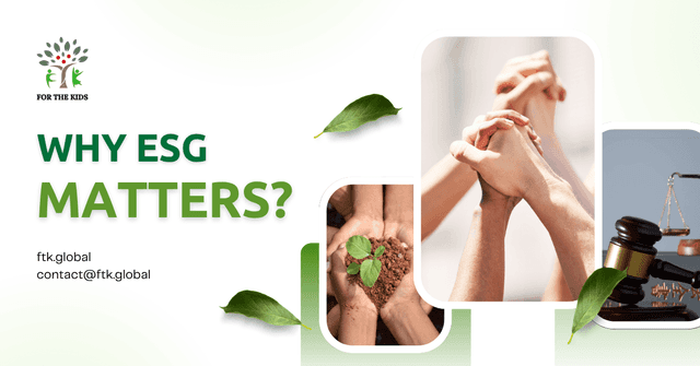 Why ESG matters?